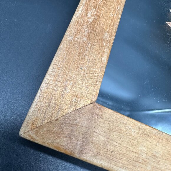 Seahorse Butterfly Wing Art Wooden Frame Belize Nautical Ocean Beach Decor - Picture 7 of 10